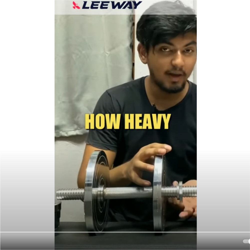 Steel Dumbbell Leeway Fitness